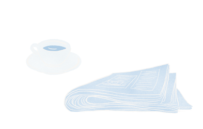 Coffee and newspaper